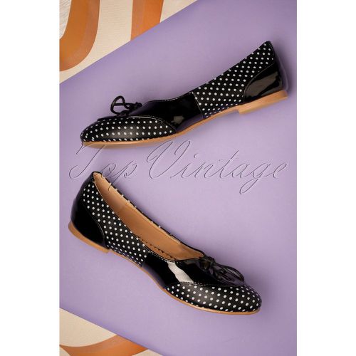 Chaussures Plates Oxford Isabella Années 50 en - Banned Retro - Modalova