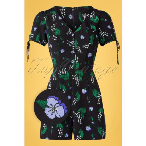Good Luck Playsuit Années 50 en - bunny - Modalova