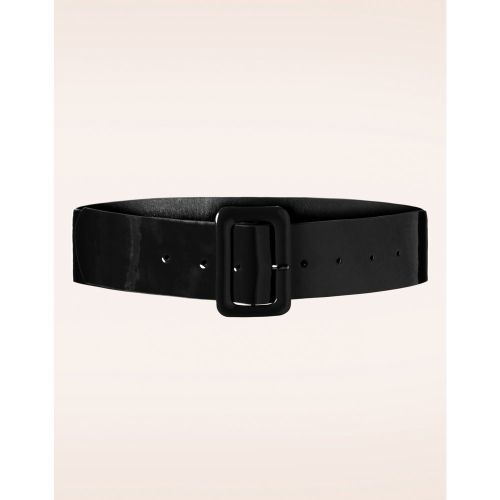 Ceinture Vernie Sally en Noir - collectif clothing - Modalova