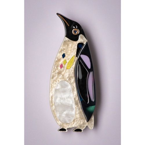 Broche The Emboidened Emperor Penguin - erstwilder - Modalova