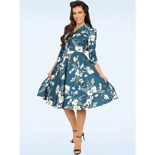 Robe Corolle Fleurie Milou en Bleu - hearts & roses - Modalova