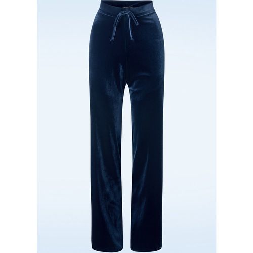 Pantalon Cozy en Velours Marine - vintage chic for topvintage - Modalova