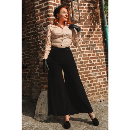 Pantalon large en velours Victoria en - vintage chic for topvintage - Modalova