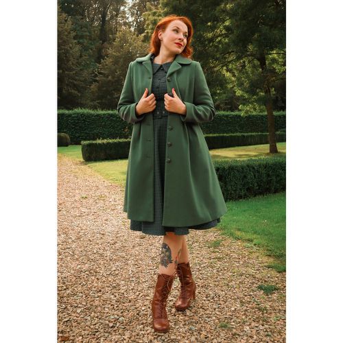 Manteau Flower Power en Vert - Vixen - Modalova