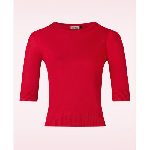 Pull Grace en Rouge - Banned Retro - Modalova