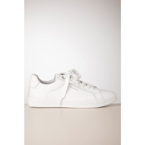 Baskets Steffi en cuir blanc - tamaris - Modalova