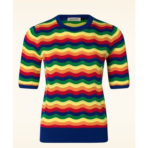 Pull Rainbow Waves en multi - Banned Retro - Modalova