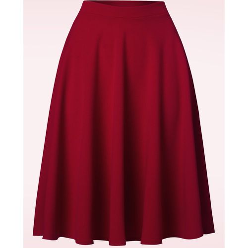 Sheila Swing Skirt Années 50 en Lie de Vin - vintage chic for topvintage - Modalova