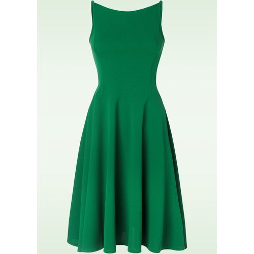 Robe corolle Athena en vert - vintage chic for topvintage - Modalova
