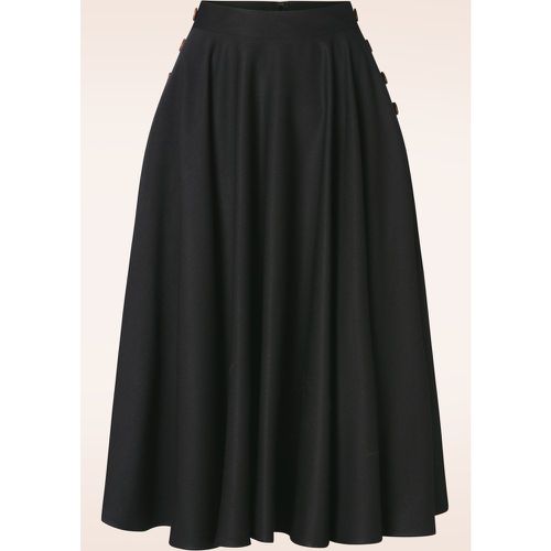 Polly May Swing Skirt en Noir - Banned Retro - Modalova