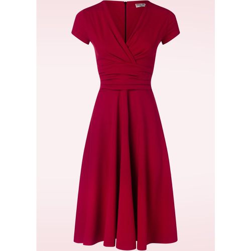Robe corolle Colette en rouge vif - vintage chic for topvintage - Modalova