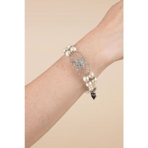 Deco Pearl Bracelet Années 20 en Ivoire - lovely - Modalova