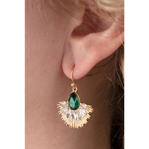 Crystal Fan Drop Earrings Années 20 en et - lovely - Modalova