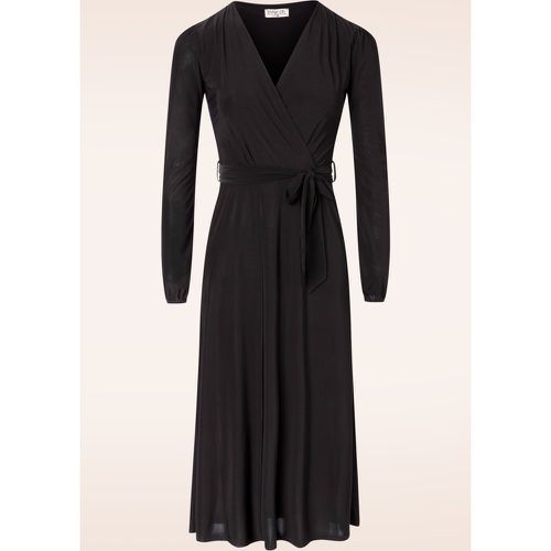 Robe midi Julieta en noir - vintage chic for topvintage - Modalova