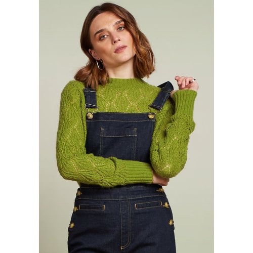 Pull Jeannie Yoke Farfalle en guacamole - king louie - Modalova