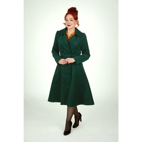 Manteau évasé Lina en vert sapin - hearts & roses - Modalova