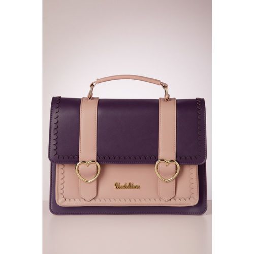 Sac à dos Heart Buckle en violet - Vixen - Modalova