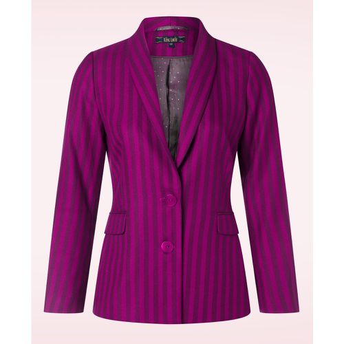 Blazer rayé Brooke Metro en fuchsia sauvage - king louie - Modalova