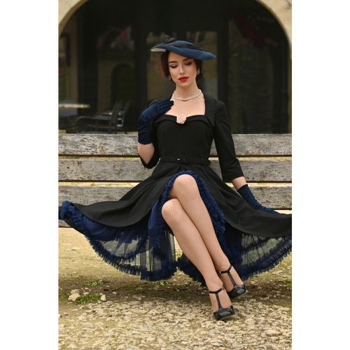 Le jupon Penelope en bleu soirée - topvintage boutique collection - Modalova