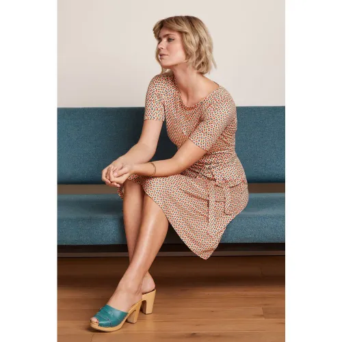 Robe Betty Cocolupa en crème chino - king louie - Modalova