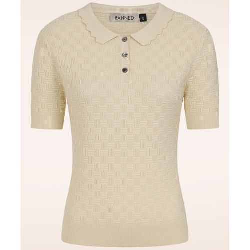 Pull Olivia en crème - Banned Retro - Modalova