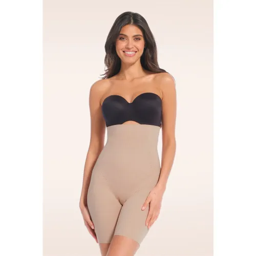 Gaine-culotte Dream Hi Bermuda en café au lait - magic bodyfashion - Modalova