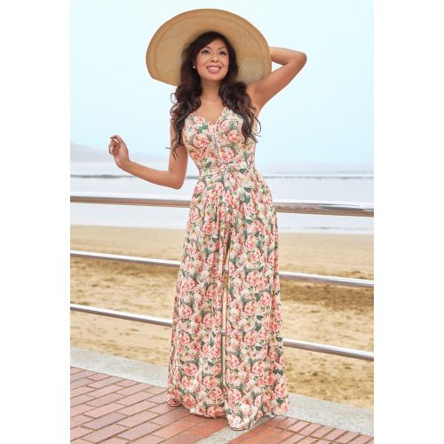 Combinaison Jovia Zara en pivoines pêche - miss candyfloss - Modalova