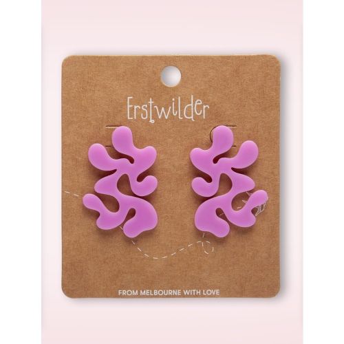 Puces d'oreilles Coral en rose - erstwilder - Modalova