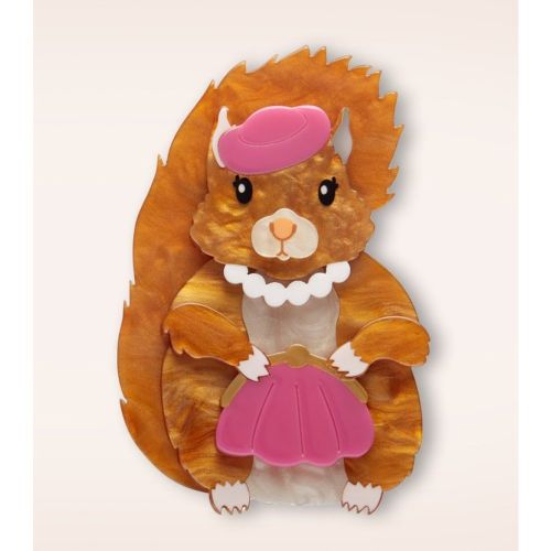 Broche The Sophisticated Squirrel - erstwilder - Modalova