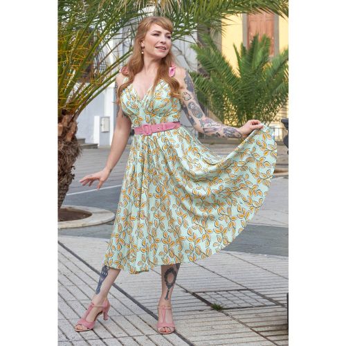 Robe évasée Piria Pia en menthe - miss candyfloss - Modalova