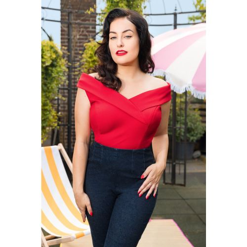 Haut Cherry en rouge - Rock-a-Booty - Modalova