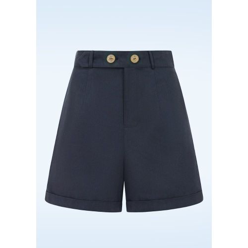 Short June Beach Day en bleu marine - Banned Retro - Modalova