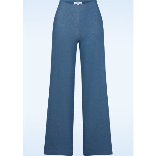 Pantalon Marlene en indigo Delfino - Very Cherry - Modalova