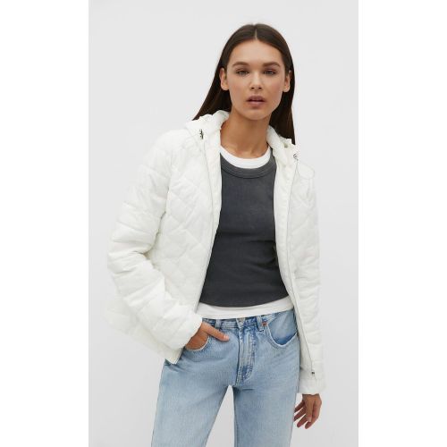 Blouson matelassé à capuche XS - Stradivarius - Modalova