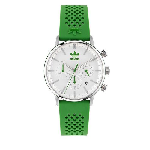 Montre adidas Originals Code One Chrono Watch AOSY23020 Silver - Chaussures.fr - Modalova