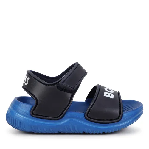 Sandales Boss J50890 S Bleu marine - Chaussures.fr - Modalova