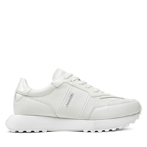 Sneakers Calvin Klein Low Top Lace Up Lth W/ Hf HM0HM01479 Blanc - Chaussures.fr - Modalova