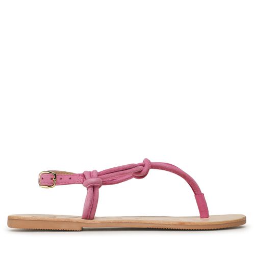 Sandales Manebi Suede Leather Sandals V 1.8 Y0 Bold Pink Knot Thongs - Chaussures.fr - Modalova