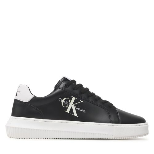 Sneakers Calvin Klein Jeans Chunky Cupsole Monologo YM0YM00681 Noir - Chaussures.fr - Modalova