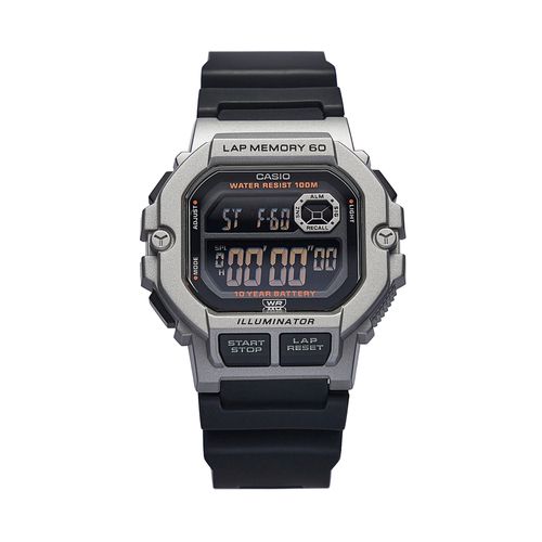 Montre Casio WS-1400H-1BVEF Black/Silver - Chaussures.fr - Modalova