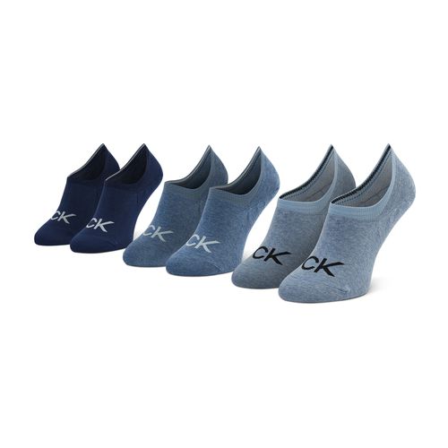 Lot de 3 paires de chaussettes basses Calvin Klein 701218723 Denim Combo - Chaussures.fr - Modalova