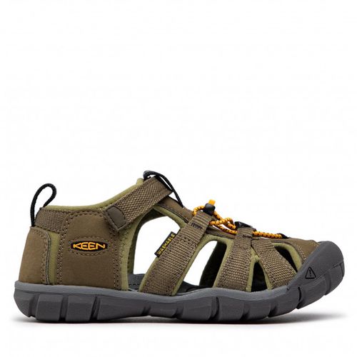 Sandales Keen Seacamp II Cnx 1025145 Military Olive/Saffron - Chaussures.fr - Modalova