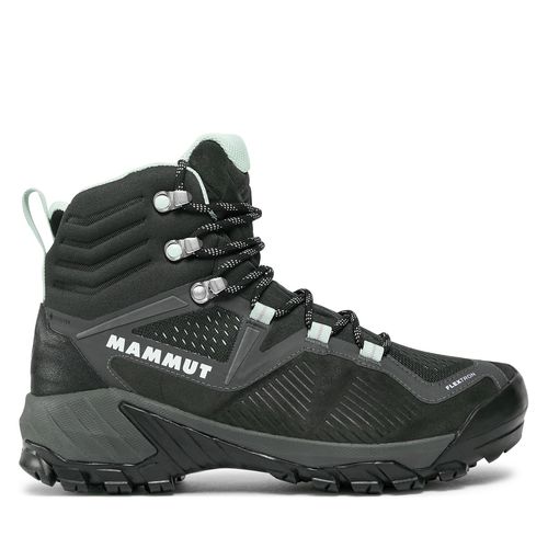 Chaussures de trekking Mammut Sapuen High GTX GORE-TEX 3030-04251-00759-1040 Dark Steel/Neo Mint - Chaussures.fr - Modalova