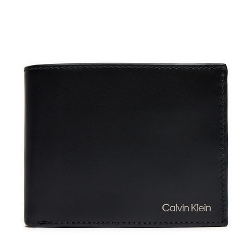 Portefeuille grand format Calvin Klein Ck Smooth Trifold 10Cc W/Coi K50K512078 Noir - Chaussures.fr - Modalova