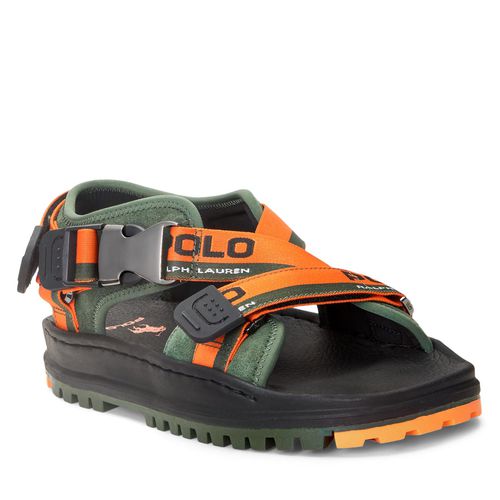 Sandales Polo Ralph Lauren 809934062001 Bottle Green/Sailing Orange - Chaussures.fr - Modalova