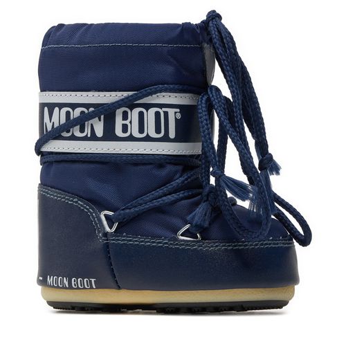 Bottes de neige Moon Boot Mini Nylon 14004300002 Bleu marine - Chaussures.fr - Modalova