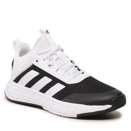 Chaussures adidas Ownthegame Shoes IF2689 Ftwwht/Ftwwht/Cblack - Chaussures.fr - Modalova