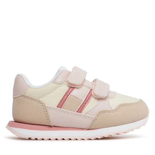 Sneakers Tommy Hilfiger Flag Low Cut Velcro Sneaker T1A9-33223-1696 M Rose - Chaussures.fr - Modalova