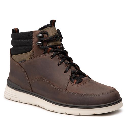 Boots Clarks Braxin Peak 261645767 Dark Brown Leather - Chaussures.fr - Modalova