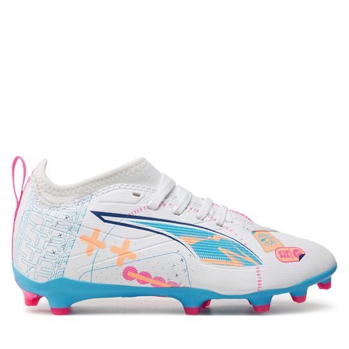 Chaussures de football Puma ULTRA 5 MATCH VOL. UP FG/AG Jr 108065 01 Blanc - Chaussures.fr - Modalova